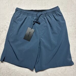 NWT Bad Birdie Active‎ Shorts Athletic Golf Mens Small Blue Drawstring Unlined